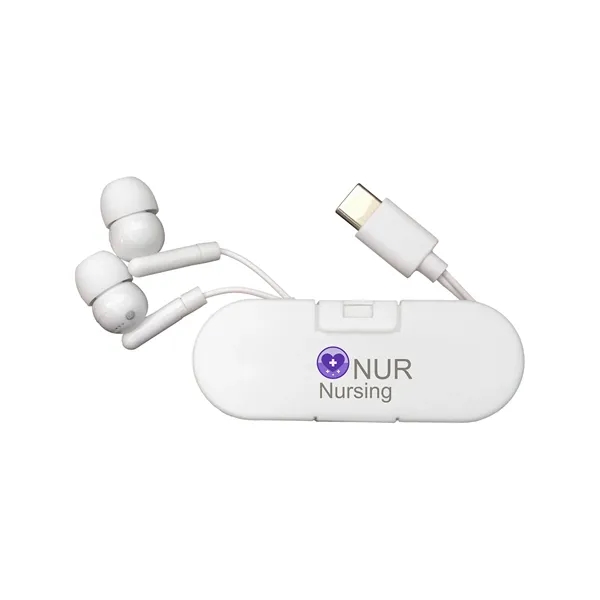 Type C Ear Bud Wrap Phone Stand... from ASI 30208 A P Specialties / AP Specialties