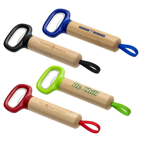 Bamboo Bottle Opener... from ASI 36730 Ariel Premium Supply Inc