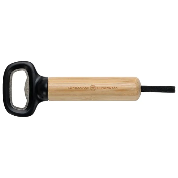 Bamboo Bottle Opener... from ASI 36730 Ariel Premium Supply Inc