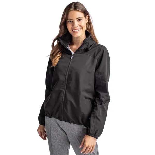 Women's jacket with a full-zip, wind and water resistance, and hood.... from ASI 47965 Cutter & Buck