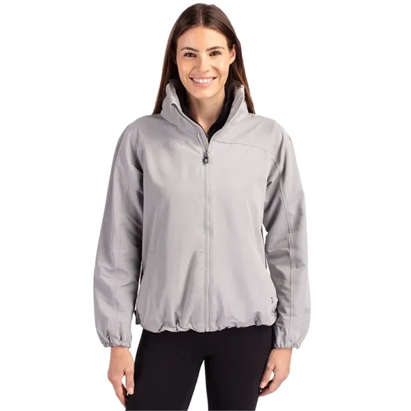 Women's jacket with a full-zip, wind and water resistance, and hood.... from ASI 47965 Cutter & Buck