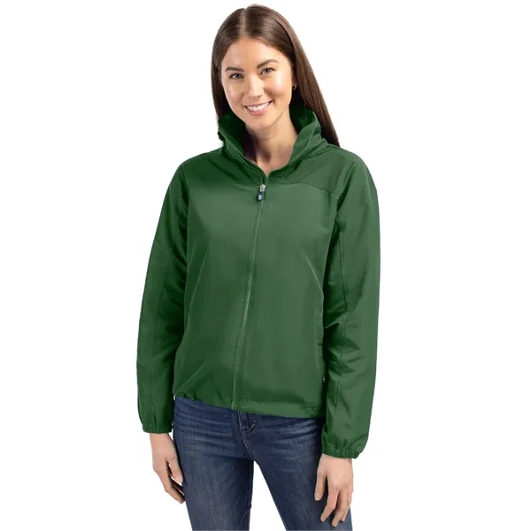 Women's jacket with a full-zip, wind and water resistance, and hood.... from ASI 47965 Cutter & Buck