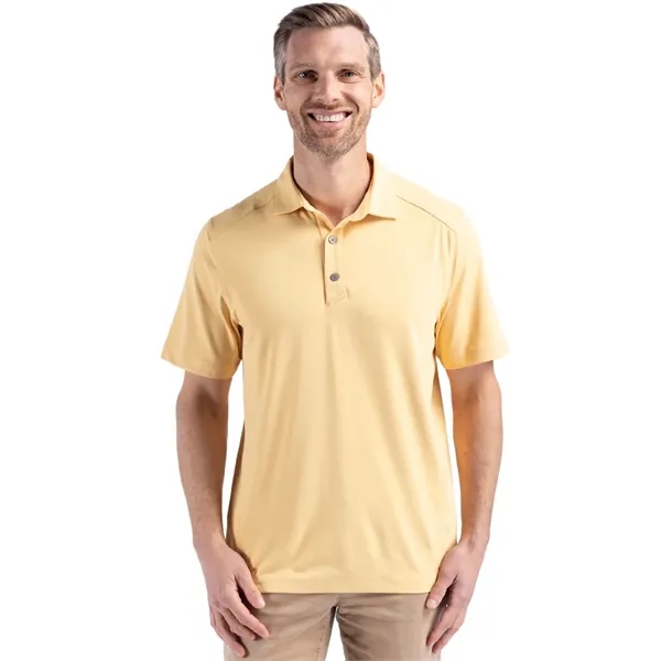 Men's polo with short sleeves, 4-way stretch, moisture-wicking performance, and UPF50+... from ASI 47965 Cutter & Buck