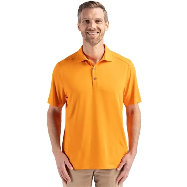 Men's polo with short sleeves, 4-way stretch, moisture-wicking performance, and UPF50+... from ASI 47965 Cutter & Buck