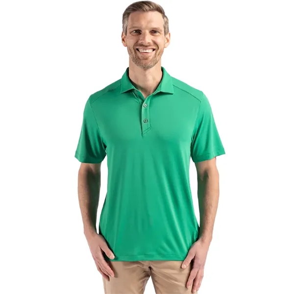 Men's polo with short sleeves, 4-way stretch, moisture-wicking performance, and UPF50+... from ASI 47965 Cutter & Buck