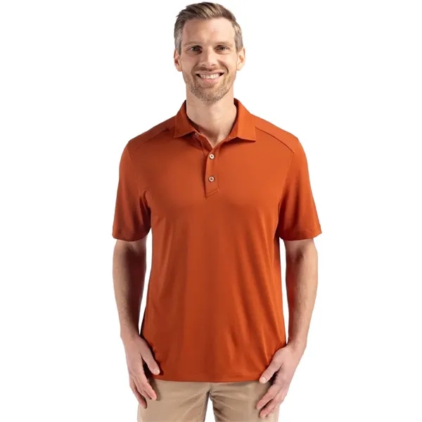 Men's polo with short sleeves, 4-way stretch, moisture-wicking performance, and UPF50+... from ASI 47965 Cutter & Buck