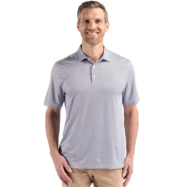 Men's polo with short sleeves, 4-way stretch, and UPF50+ sun protection.... from ASI 47965 Cutter & Buck