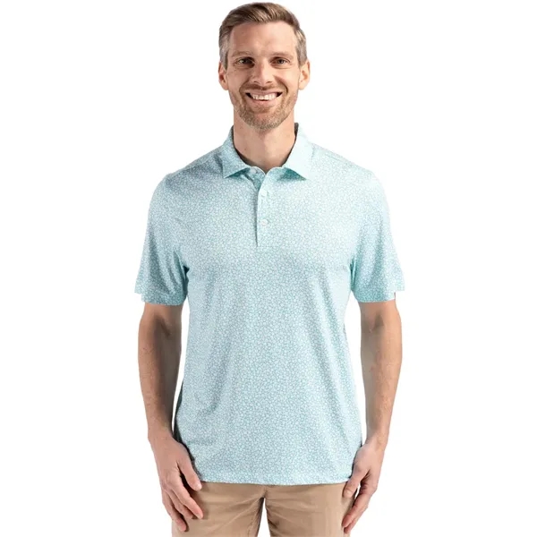 Men's polo with short sleeves, 4-way stretch, moisture-wicking performance, and UPF50+... from ASI 47965 Cutter & Buck