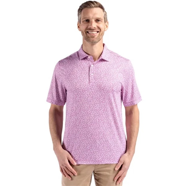 Men's polo with short sleeves, 4-way stretch, moisture-wicking performance, and UPF50+... from ASI 47965 Cutter & Buck