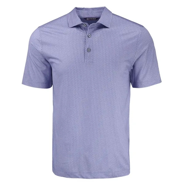 Cutter & Buck Pike Eco Shadow Check Print Recycled Mens Polo... from ASI 47965 Cutter & Buck