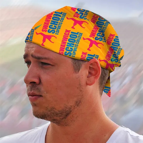 22" x 22" polyester bandana with sublimated imprint.... from ASI 62660 Innovation Line