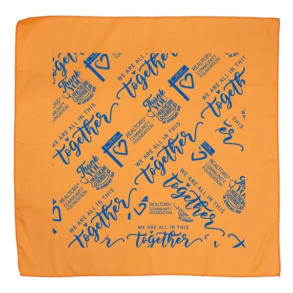 22" x 22" polyester bandana with sublimated imprint.... from ASI 62660 Innovation Line