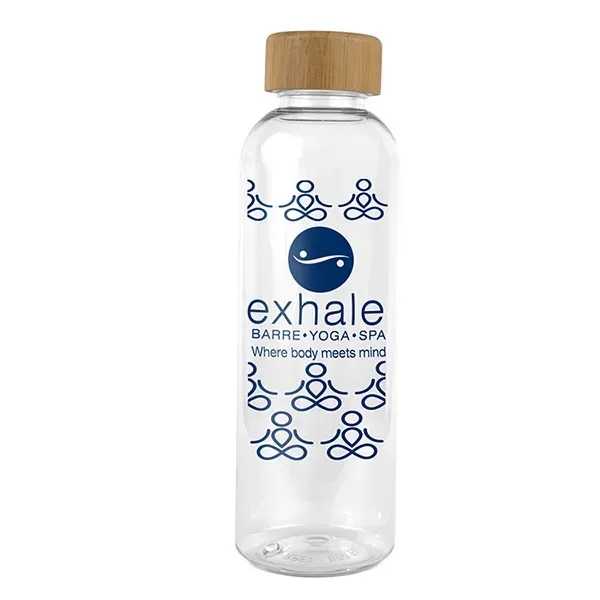 22 ounce capacity bottle with bamboo wood lid,.... from ASI 62660 Innovation Line