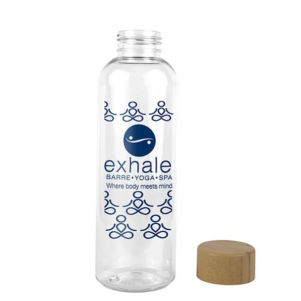 22 ounce capacity bottle with bamboo wood lid,.... from ASI 62660 Innovation Line