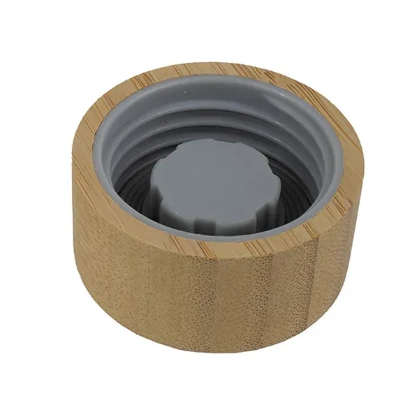 22 ounce capacity bottle with bamboo wood lid,.... from ASI 62660 Innovation Line