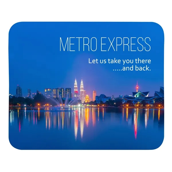 Sublimated rubber back mouse pad plus full color sublimated imprint on... from ASI 37218 Athena Promo (tm)