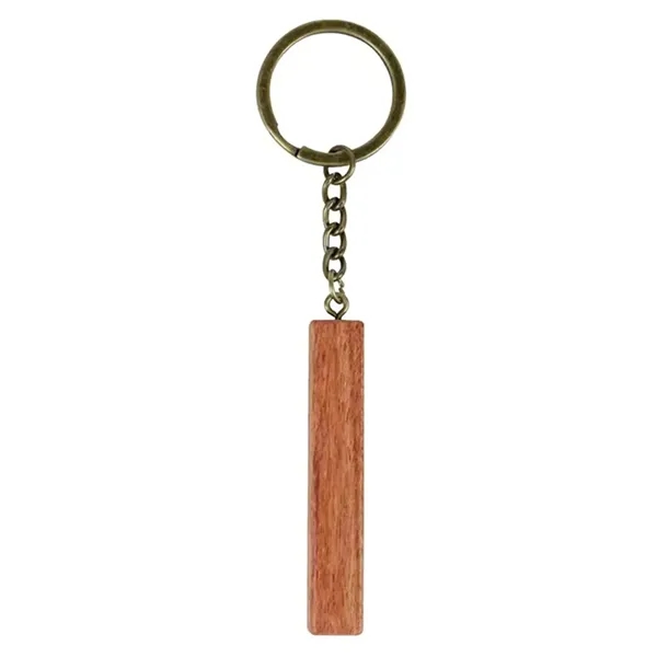 Wooden stick keychain plus laser engraving on 1 location... from ASI 37218 Athena Promo (tm)