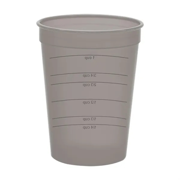 12 oz. measuring cup. FDA compliant--safe for food contact; 1-color screen... from ASI 92980 WOV-IN® / Promopet