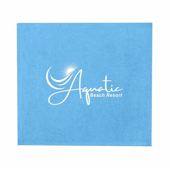 15.5" x 13.25" rally towel made of terry cloth.... from ASI 63549 Jornik Manufacturing Corp