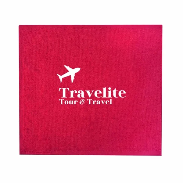 15.5" x 13.25" rally towel made of terry cloth.... from ASI 63549 Jornik Manufacturing Corp