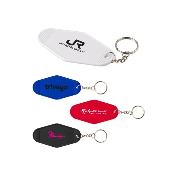Plastic motel keychain with a split ring.... from ASI 98360 WOWLine / WOWLine®