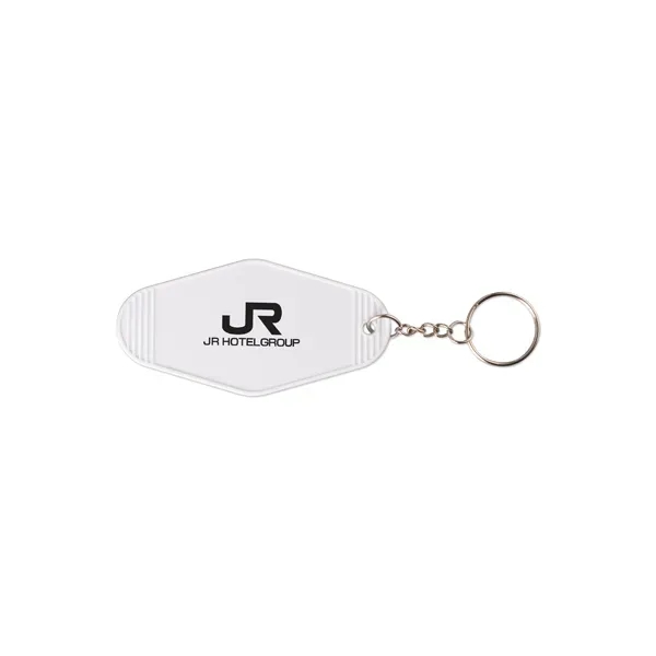 Plastic motel keychain with a split ring.... from ASI 98360 WOWLine / WOWLine®