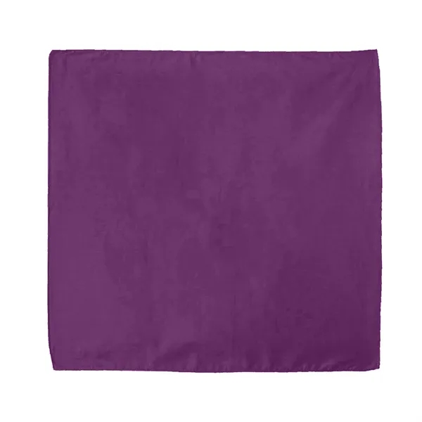 100% cotton, square bandanna w/ 1-color imprint. Measures 22" x 22",... from ASI 92980 WOV-IN® / Promopet