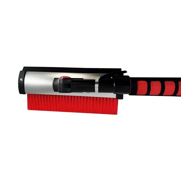 Snow brush with squeegee, pivoting head, lock and extension pole... from ASI 63698 Justin Case®