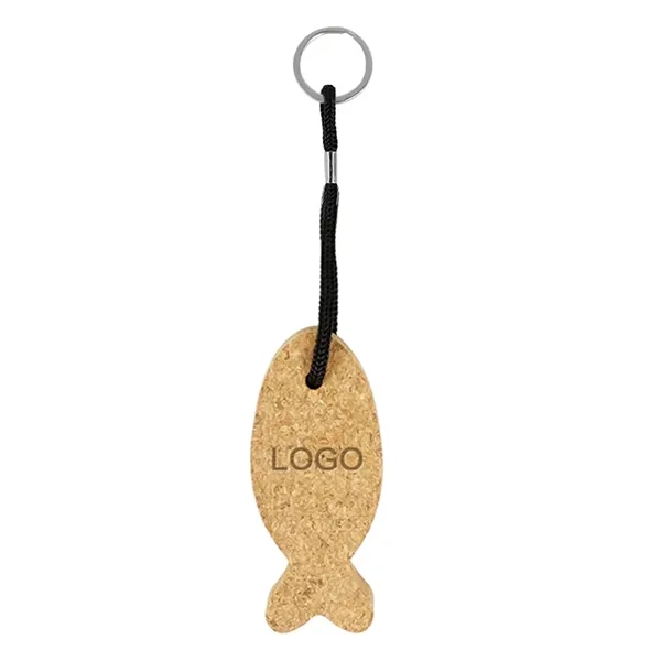 Floating cork keychain plus laser engraving on 1 location... from ASI 37218 Athena Promo (tm)