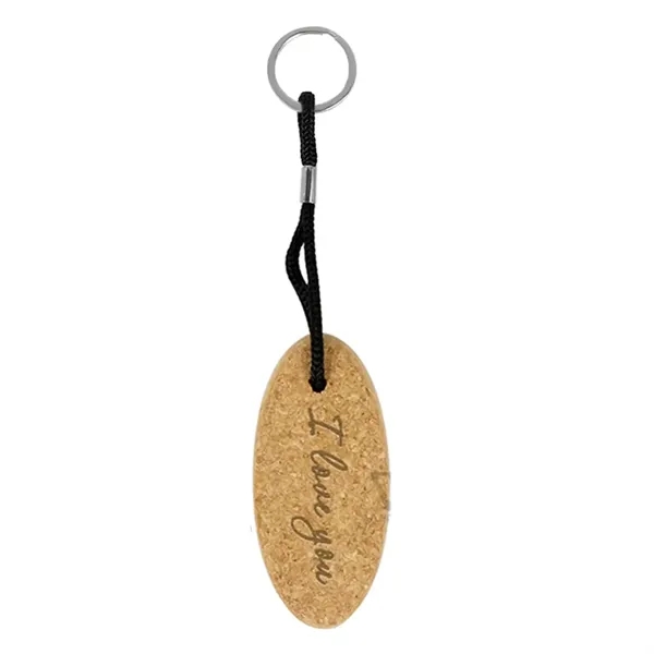 Floating cork keychain plus laser engraving on 1 location... from ASI 37218 Athena Promo (tm)