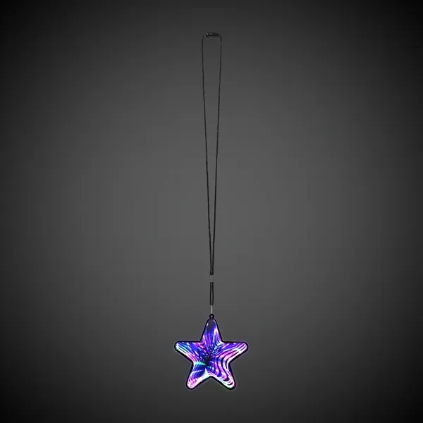 Star time tunnel necklace with 32" cord and LED lights.... from ASI 42016 Brighter Promotions Inc