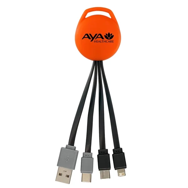 VIVID DUAL INPUT 3-IN-1 CHARGING CABLE... from ASI 30208 A P Specialties / AP Specialties