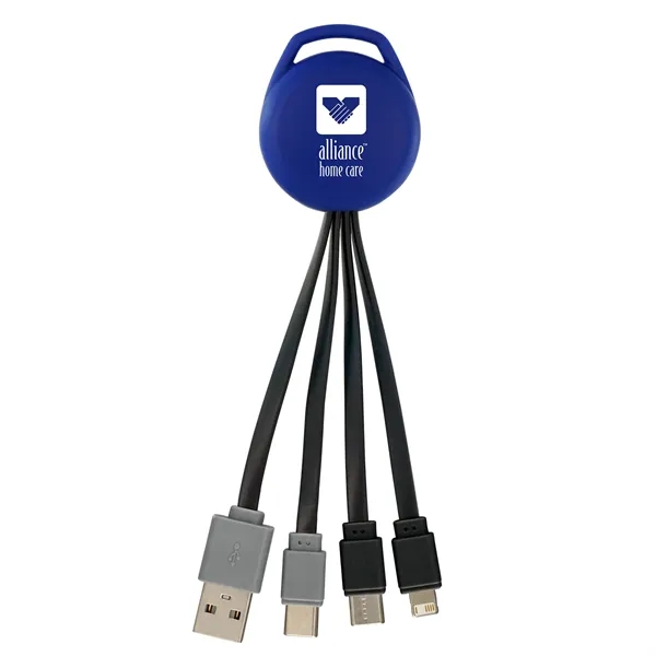 VIVID DUAL INPUT 3-IN-1 CHARGING CABLE... from ASI 30208 A P Specialties / AP Specialties