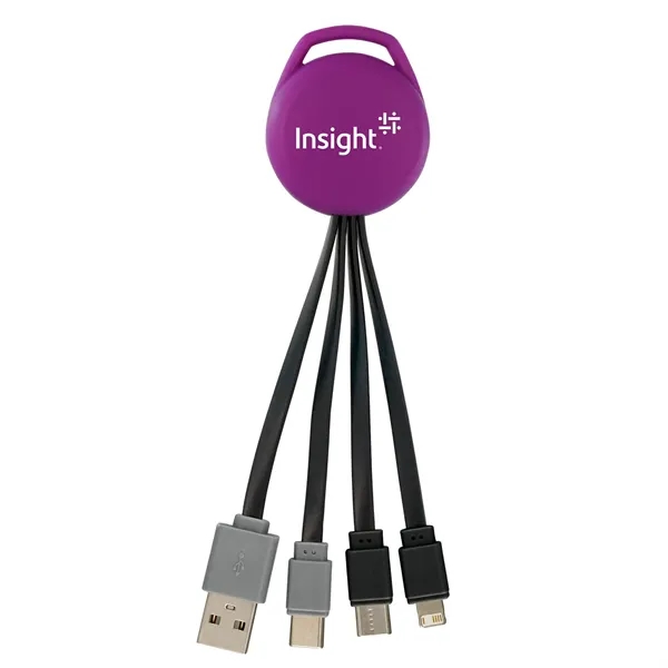 VIVID DUAL INPUT 3-IN-1 CHARGING CABLE... from ASI 30208 A P Specialties / AP Specialties