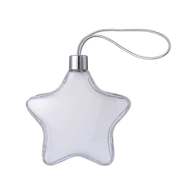 3" Clear Star Full Color Aluminum Sheet Ornament with white box... from ASI 41511 Brainchild USA Inc