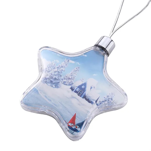 3" Clear Star Full Color Aluminum Sheet Ornament with white box... from ASI 41511 Brainchild USA Inc