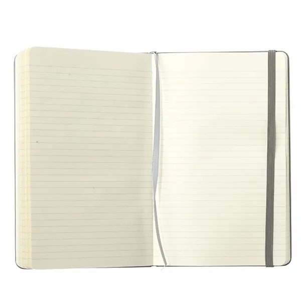 5.25" x 8.25" 80-page hardcover journal notebook with shimmer cover and... from ASI 39552 BEL Promo