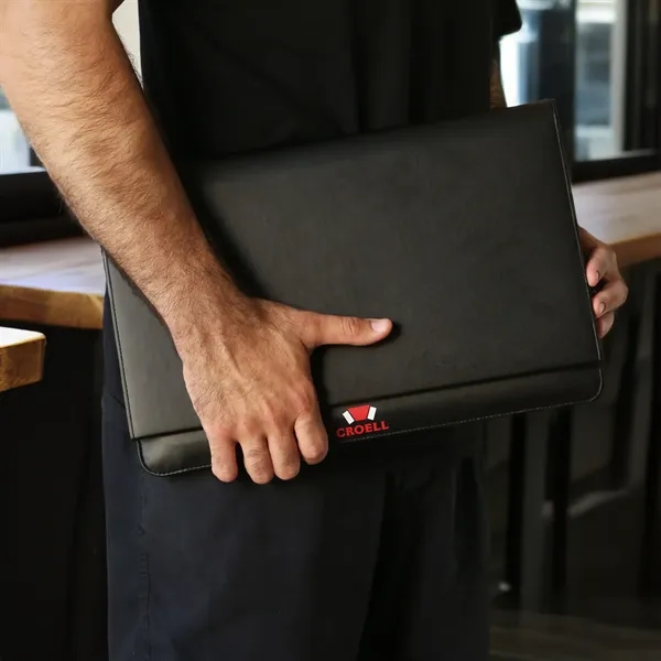Travlr Dual Function Sleeve transforms from laptop sleeve into a desk... from ASI 61966 HPG / HandStands HPG Gold