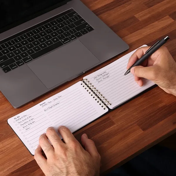 Jot Spot Desktop Notebook is eco-friendly, with 80 pages, metal spiral... from ASI 61966 HPG / HandStands