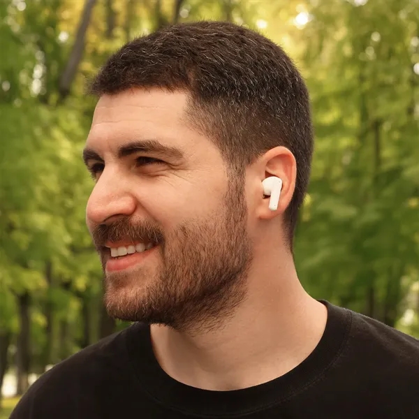 2Buds Pro are noise-cancelling earbuds in sleek recycled housing, with charging... from ASI 61966 HPG / HandStands HPG Gold