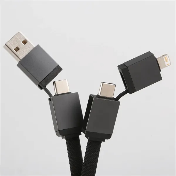 The stylish & eco-friendly Key Connect Cable has USB-A/Type-C and Type-C/Lightning... from ASI 61966 HPG / HandStands