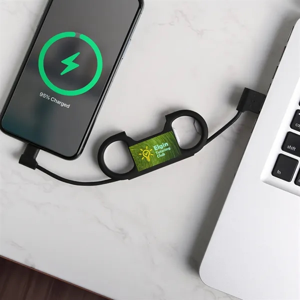 The Clip Trip Keychain Cable is compact & eco-friendly with USB-A... from ASI 61966 HPG / HandStands