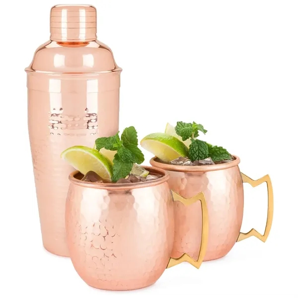 This drinkware stands out on a bar cart or in your... from ASI 61966 HPG / HPG Gold Beacon Premium Brands