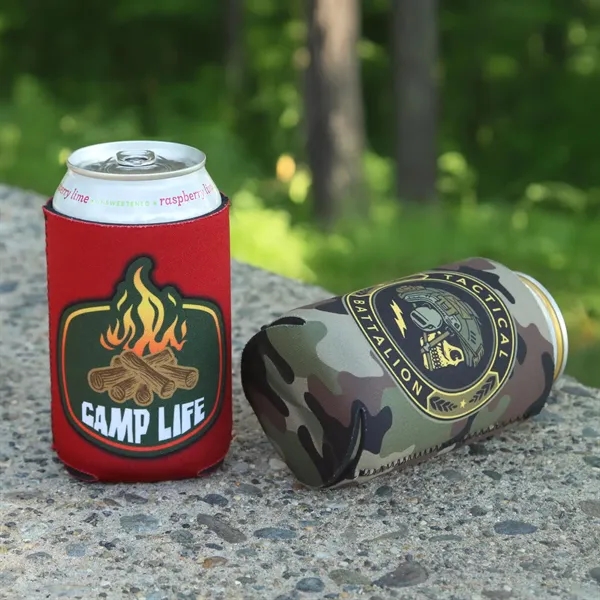 Keep drinks cold with Full Color Reversible Neoprene Can Cooler vibrant,... from ASI 61966 HPG / HPG Gold Best Promotions USA