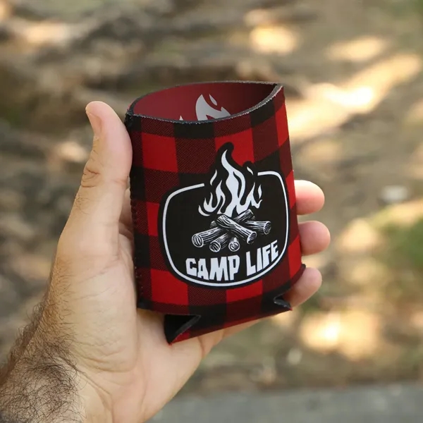 Keep drinks cold with Full Color Reversible Neoprene Can Cooler vibrant,... from ASI 61966 HPG / HPG Gold Best Promotions USA