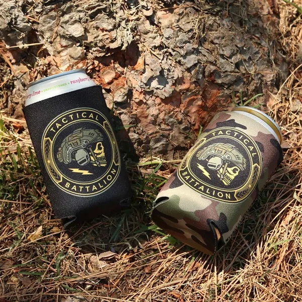 Keep drinks cold with Full Color Reversible Neoprene Can Cooler vibrant,... from ASI 61966 HPG / HPG Gold Best Promotions USA