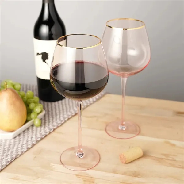 The Electroplated Gold Rim Adds Extra Sparkle To Your Drink.... from ASI 61966 HPG / HPG Gold Beacon Premium Brands