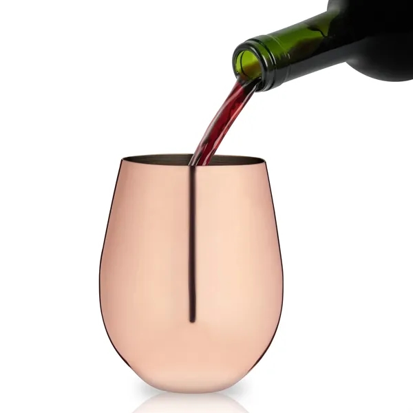 Stylish, shatterproof, and perfect for wine and cocktails, these metal wine... from ASI 61966 HPG / HPG Gold Beacon Premium Brands