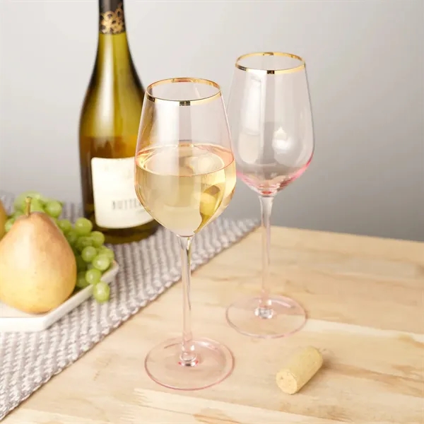 Electroplated Gold Rim Adds Extra Sparkle To Your Bubbly.... from ASI 61966 HPG / HPG Gold Beacon Premium Brands