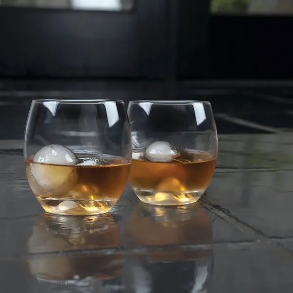 Each set includes two crystal tumblers and two silicone ice molds.... from ASI 61966 HPG / HPG Gold Beacon Premium Brands